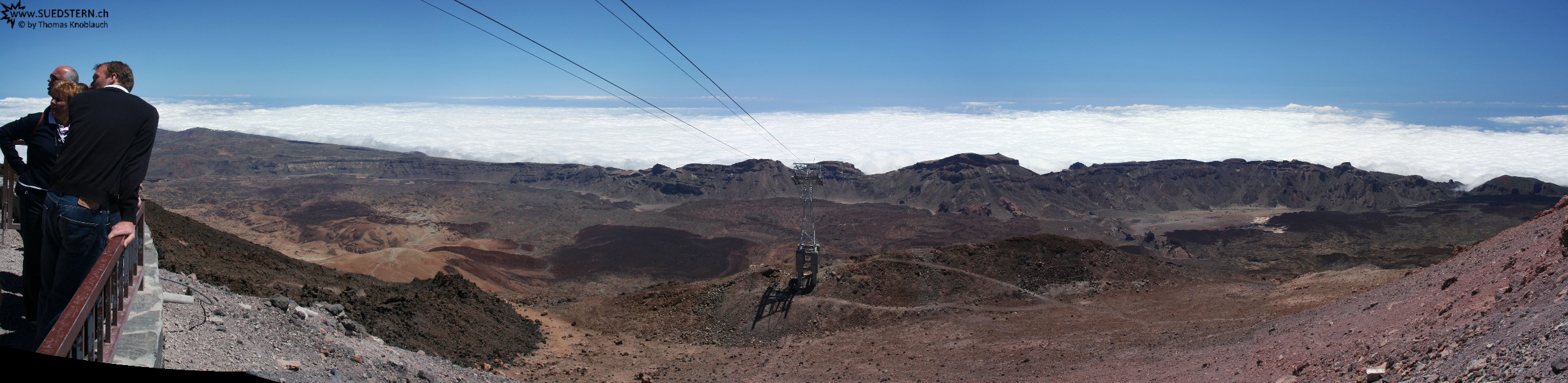 2007-09-06 - 10 - Teneriffa, panorama direction south from Teide mountain station altitude 3500m